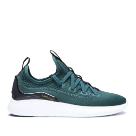 Tenis Bajos Supra FACTOR Hombre Verde/Blancas (MX-95838)